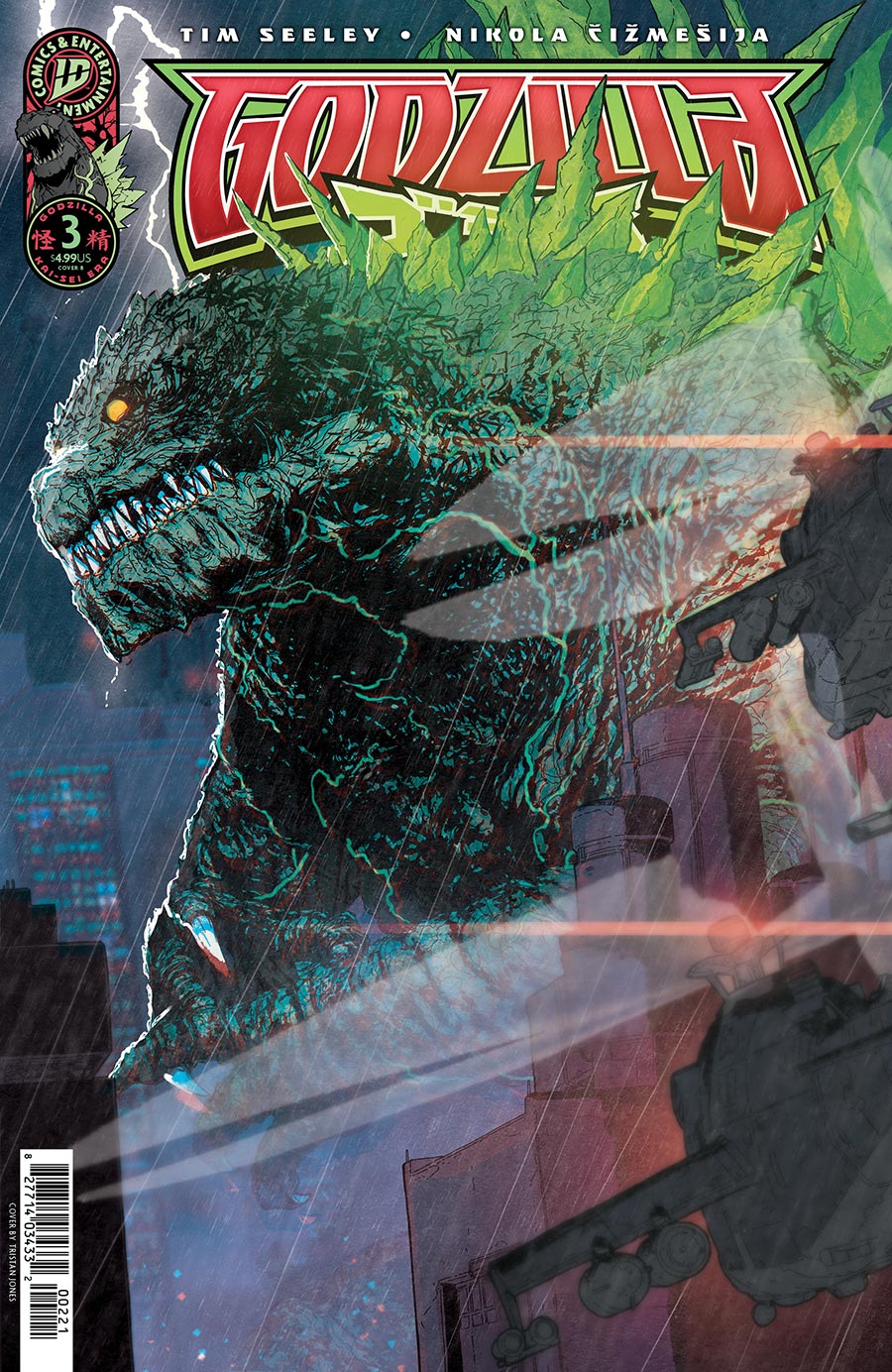 Godzilla (Kai-Sei Era) #3 Cover B Variant Tristan Jones Cover