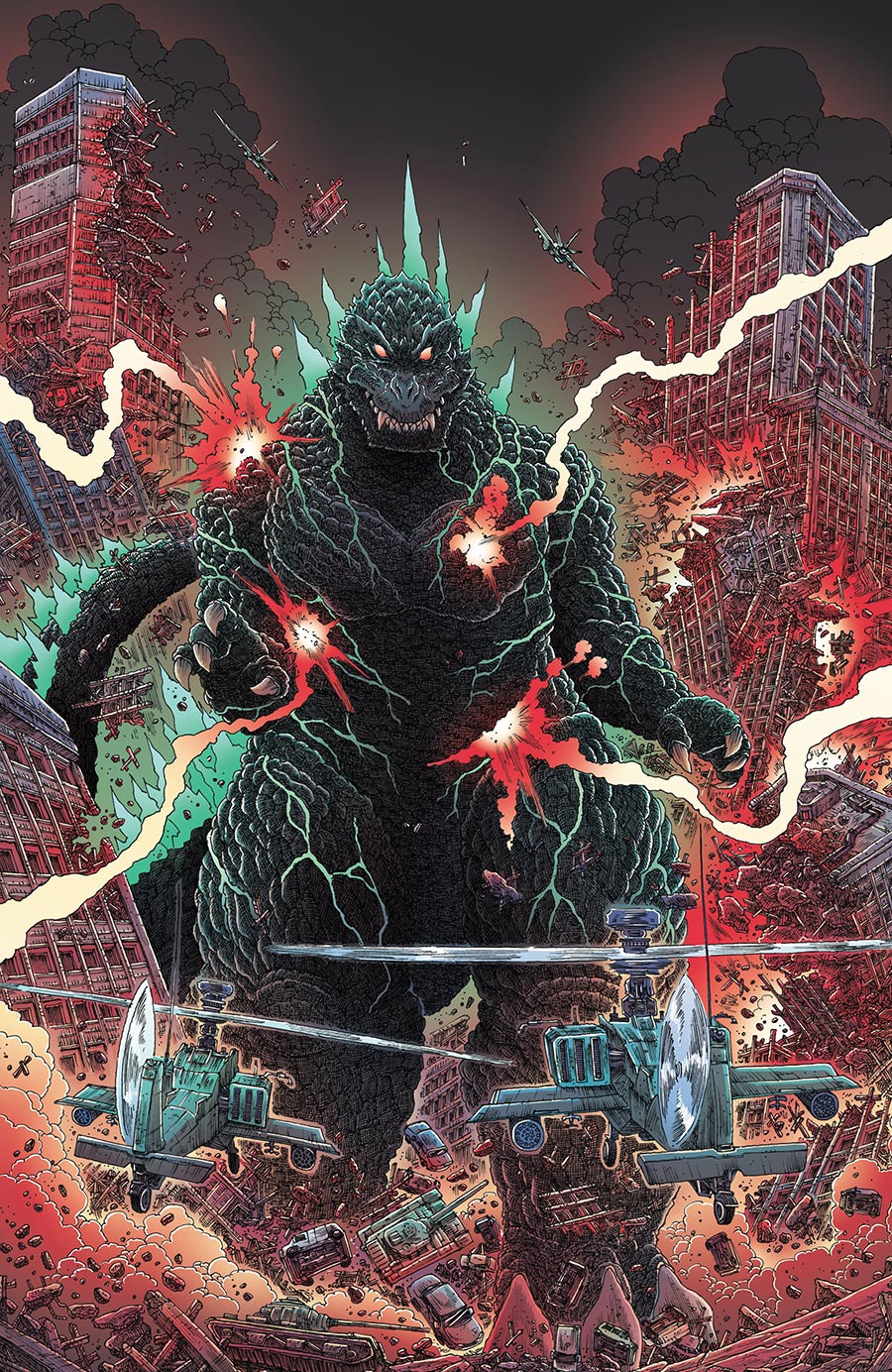 Godzilla (Kai-Sei Era) #4 Cover D Incentive James Stokoe Virgin Cover