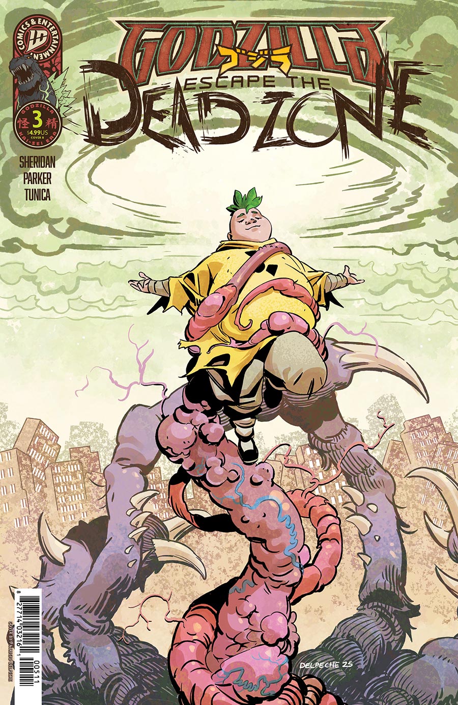 Godzilla Escape The Deadzone #3 Cover B Variant Patricio Delpeche Cover (Kai-Sei Era)