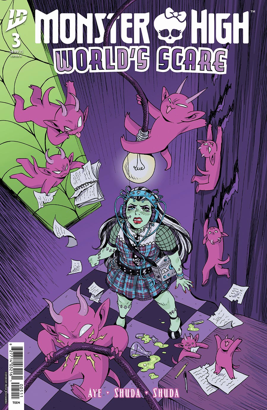 Monster High Worlds Scare #3 Cover A Regular Rose Bousamra Cover