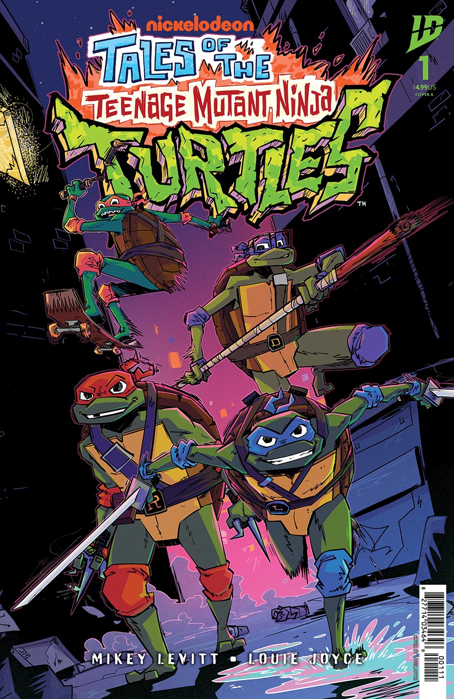 Tales Of The Teenage Mutant Ninja Turtles (Animated) #1 Cover A Regular Louie Joyce Cover