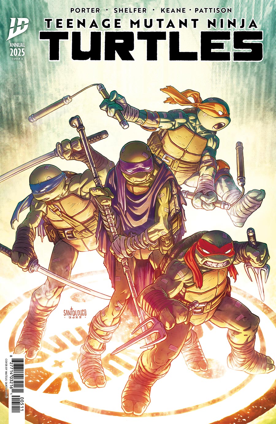 Teenage Mutant Ninja Turtles Vol 6 Annual 2025 #1 Cover A Regular Mateus Santolouco Cover