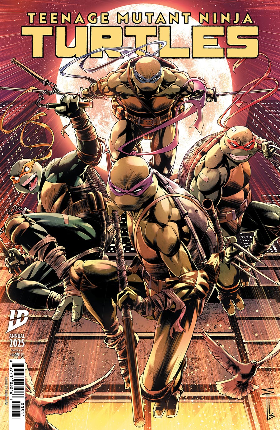 Teenage Mutant Ninja Turtles Vol 6 Annual 2025 #1 Cover B Variant Serg Acuna Cover