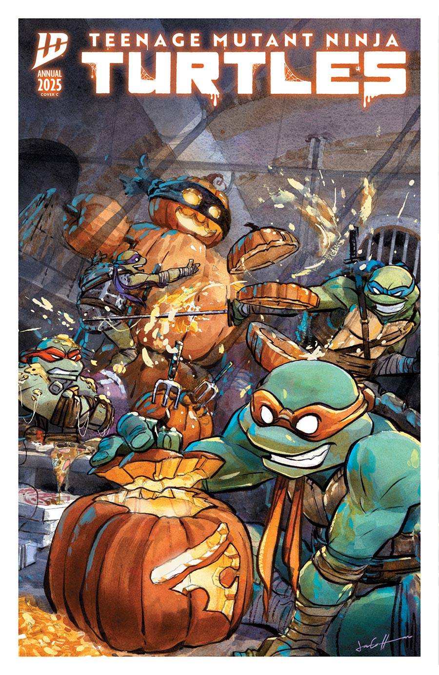 Teenage Mutant Ninja Turtles Vol 6 Annual 2025 #1 Cover C Variant Jared Cullum Holiday Cover