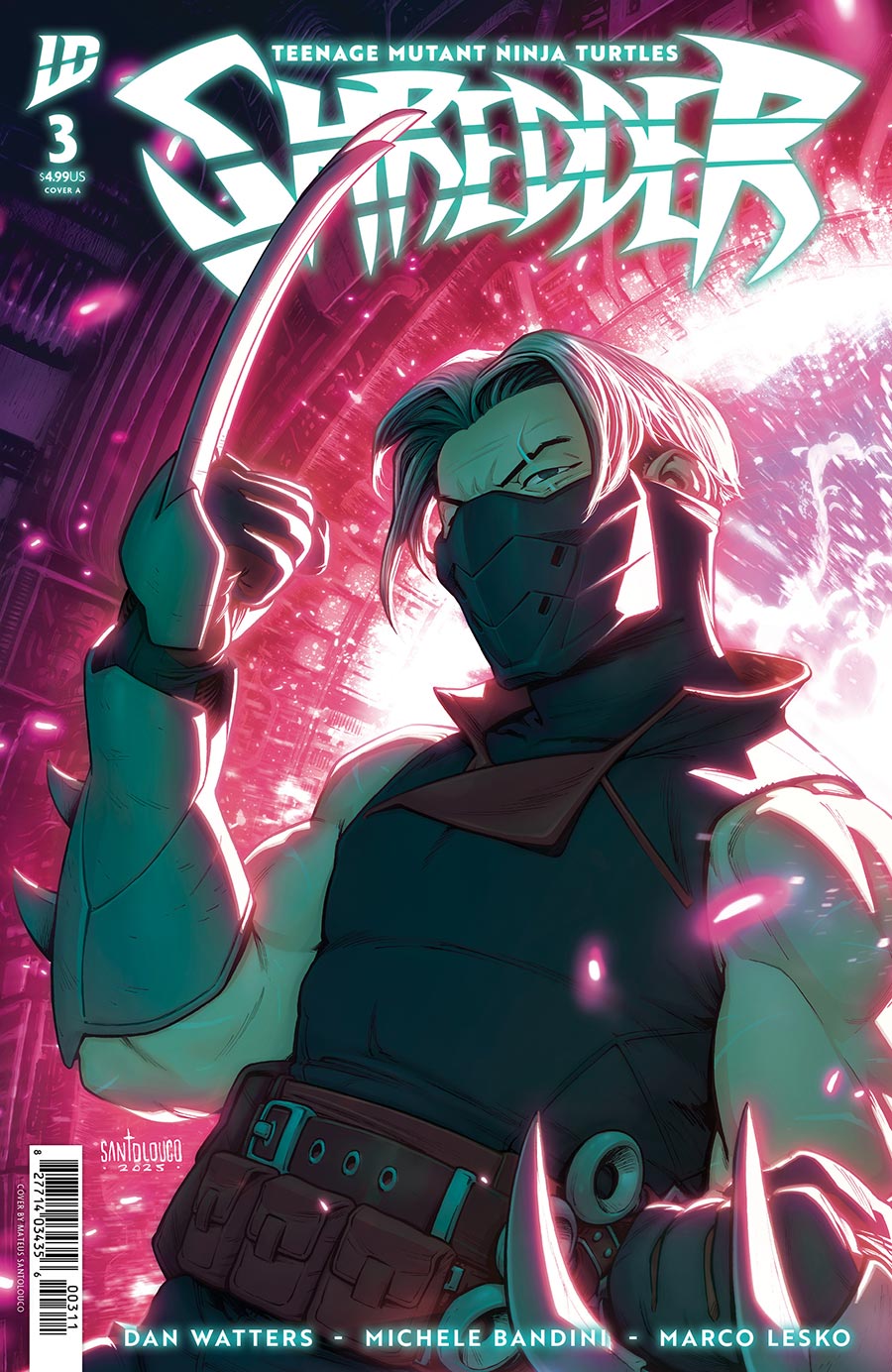 Teenage Mutant Ninja Turtles Shredder #3 Cover A Regular Mateus Santolouco Cover