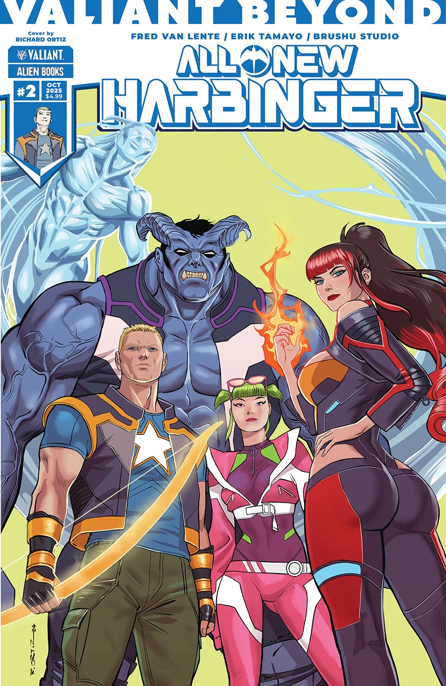 Valiant Beyond All-New Harbinger #2 Cover B Variant Ricardo Ortiz Cover