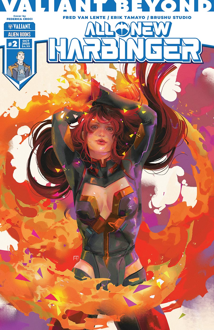 Valiant Beyond All-New Harbinger #2 Cover C Variant Federica Croci Cover