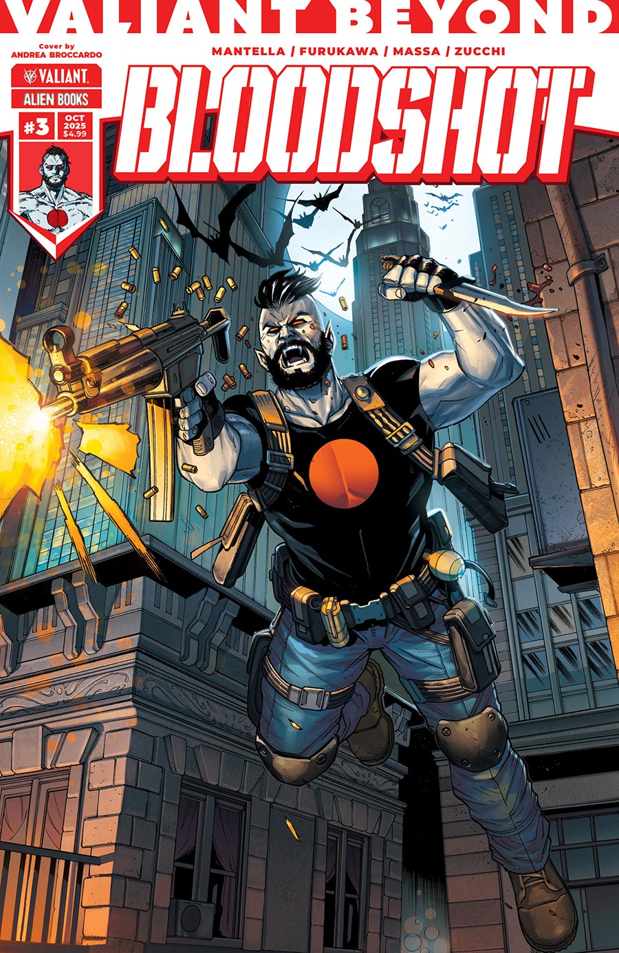 Valiant Beyond Bloodshot #3 Cover A Regular Andrea Broccardo Cover