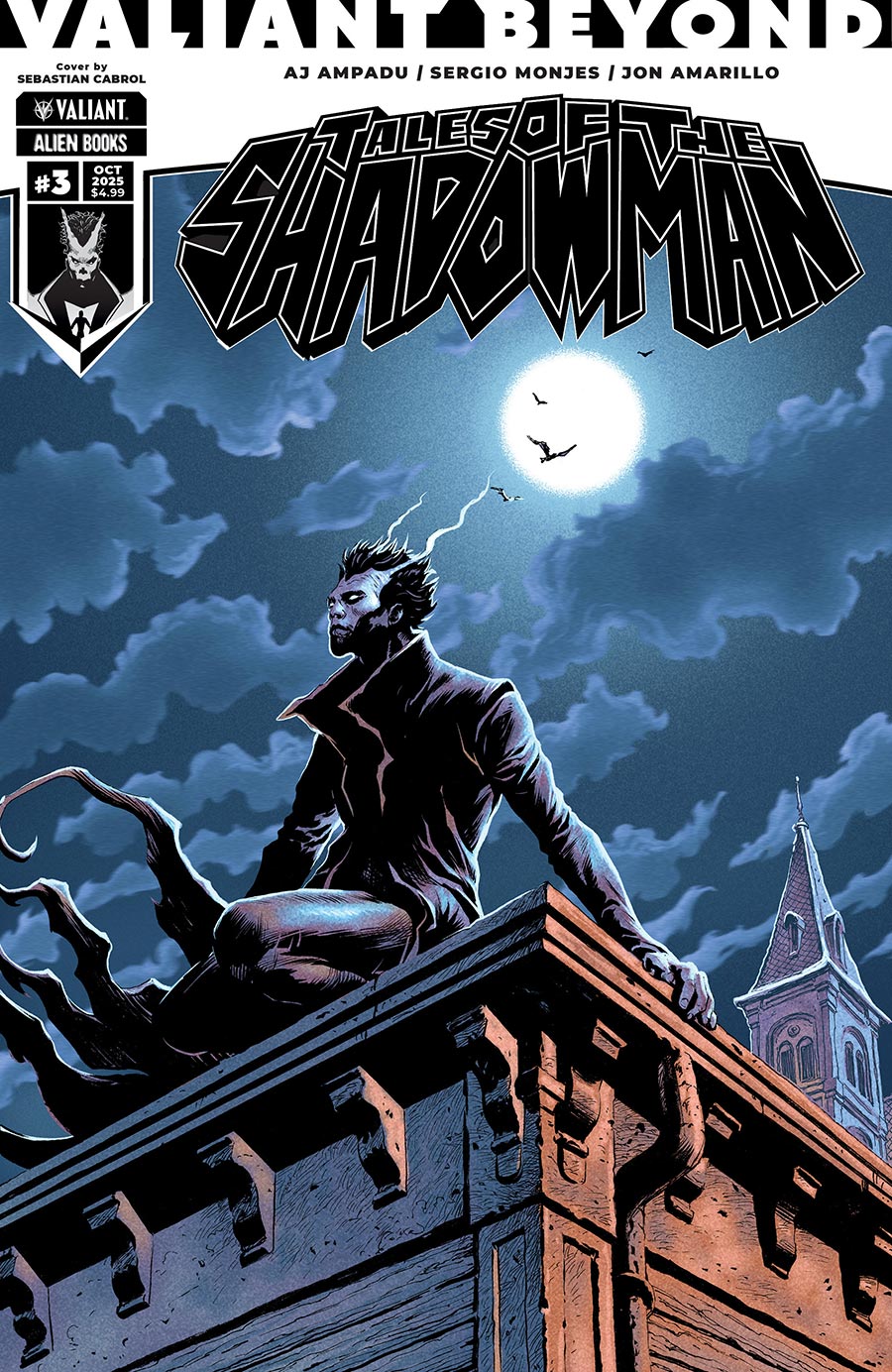 Valiant Beyond Tales Of The Shadowman #3 Cover B Variant Sebastian Cabrol Cover