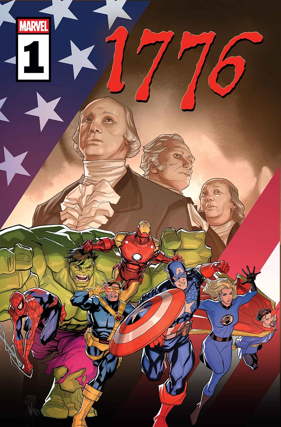 1776 #1 Cover A Regular Pete Woods Cover