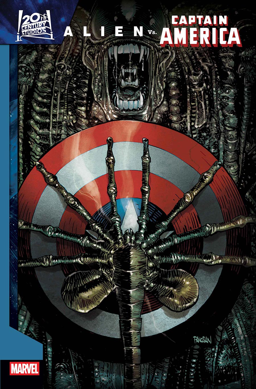 Alien vs Captain America #1 Cover C Variant Dan Panosian Foil Cover
