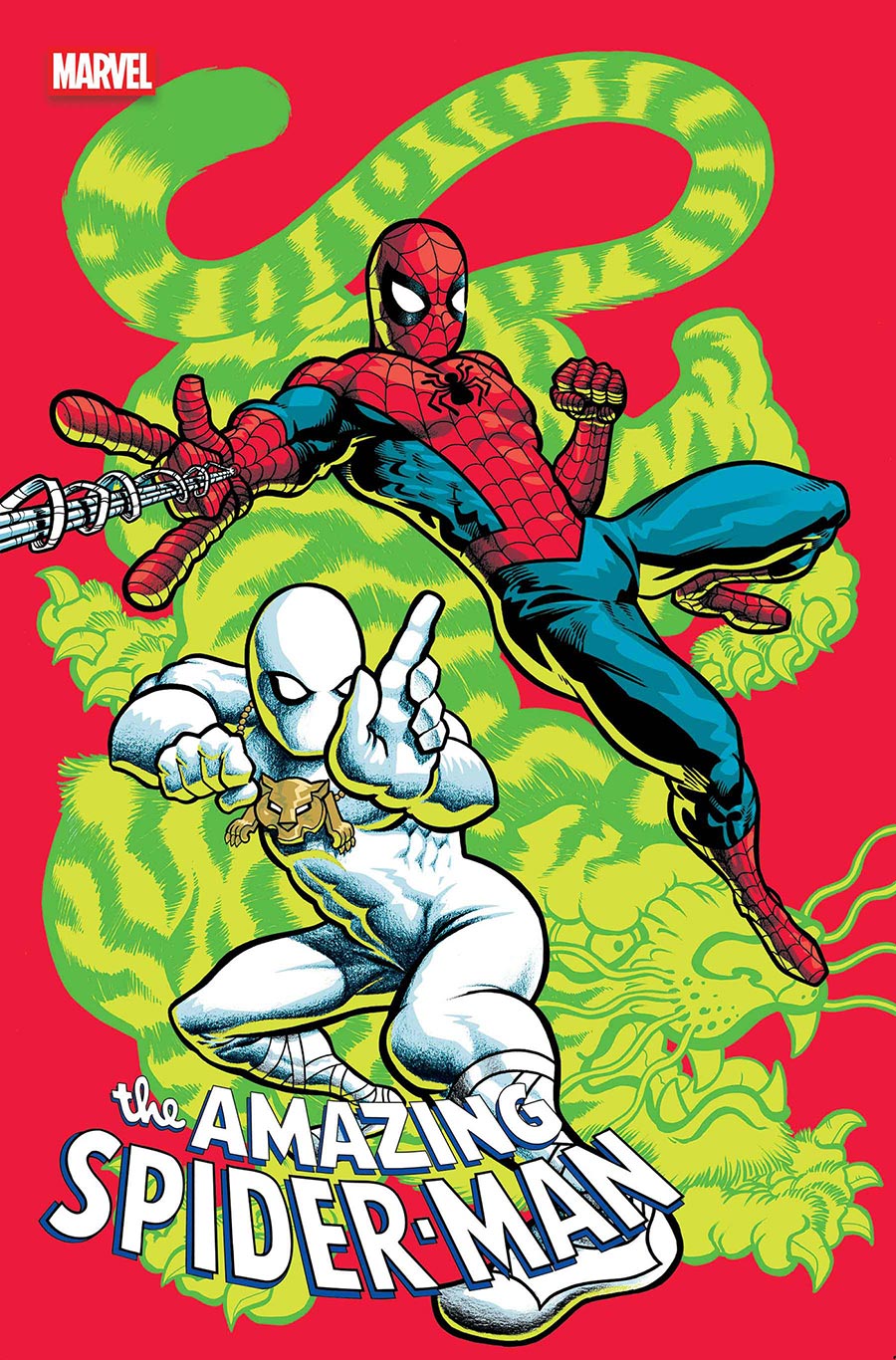 Amazing Spider-Man Vol 7 #13 Cover D Variant J Gonzo White Tiger Team-Up Cover (#977)