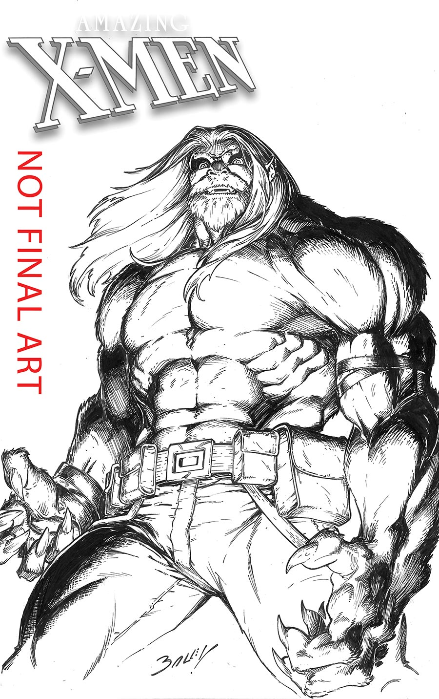 Amazing X-Men Vol 3 #1 Cover C Variant Mark Bagley Beast Cover (Age Of Revelation Tie-In)