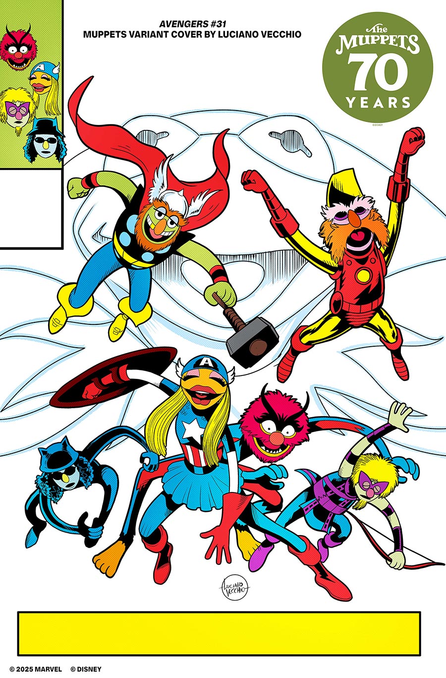 Avengers Vol 8 #31 Cover C Variant Luciano Vecchio Muppets Cover