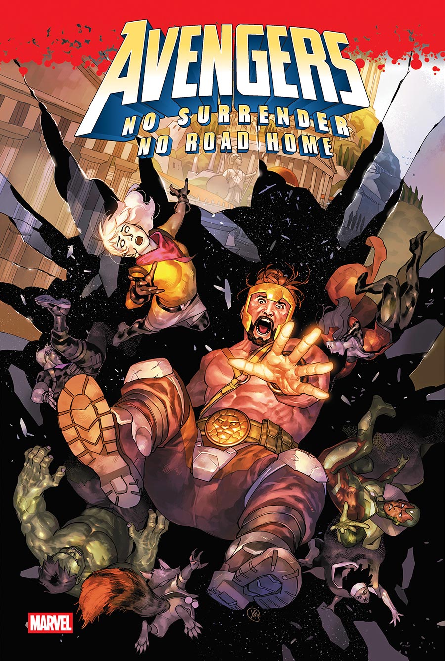 Avengers No Surrender No Road Home Omnibus HC Direct Market Yasmine Putri Variant Cover