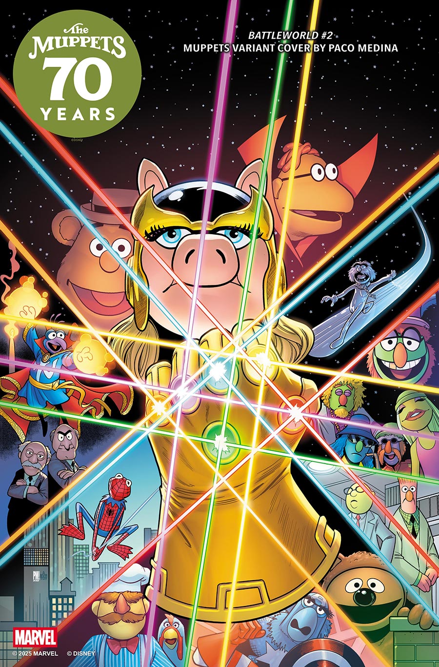 Battleworld #2 Cover C Variant Paco Medina Muppets Cover