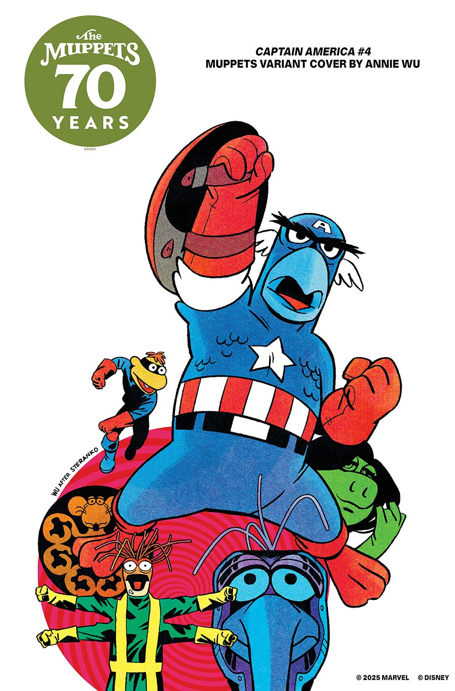 Captain America Vol 11 #4 Cover B Variant Annie Wu Muppets Cover