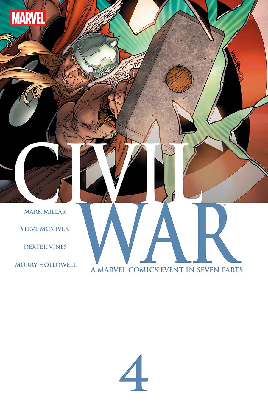 Civil War #4 Cover D Facsimile Edition Regular Steve McNiven Cover