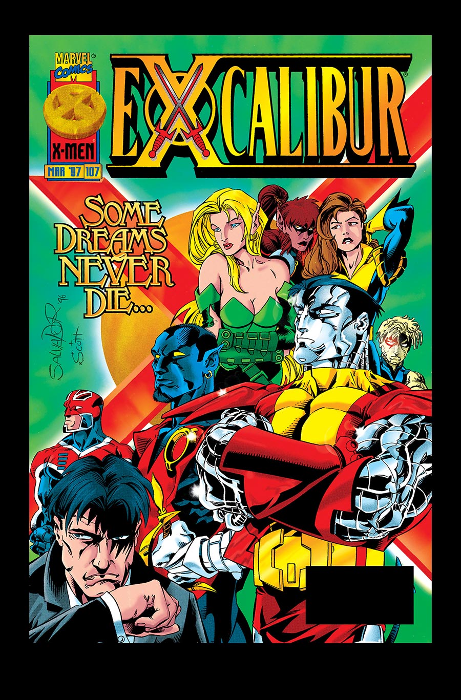 Excalibur Omnibus Vol 4 HC Book Market Salvador Larroca Cover