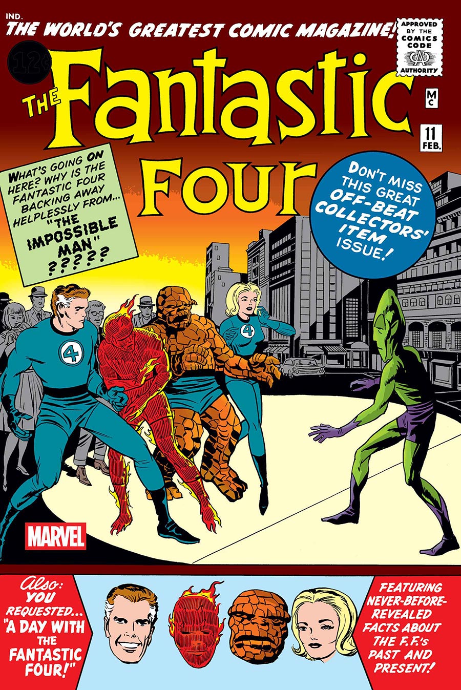 Fantastic Four #11 Cover B Facsimile Edition Regular Jack Kirby Cover