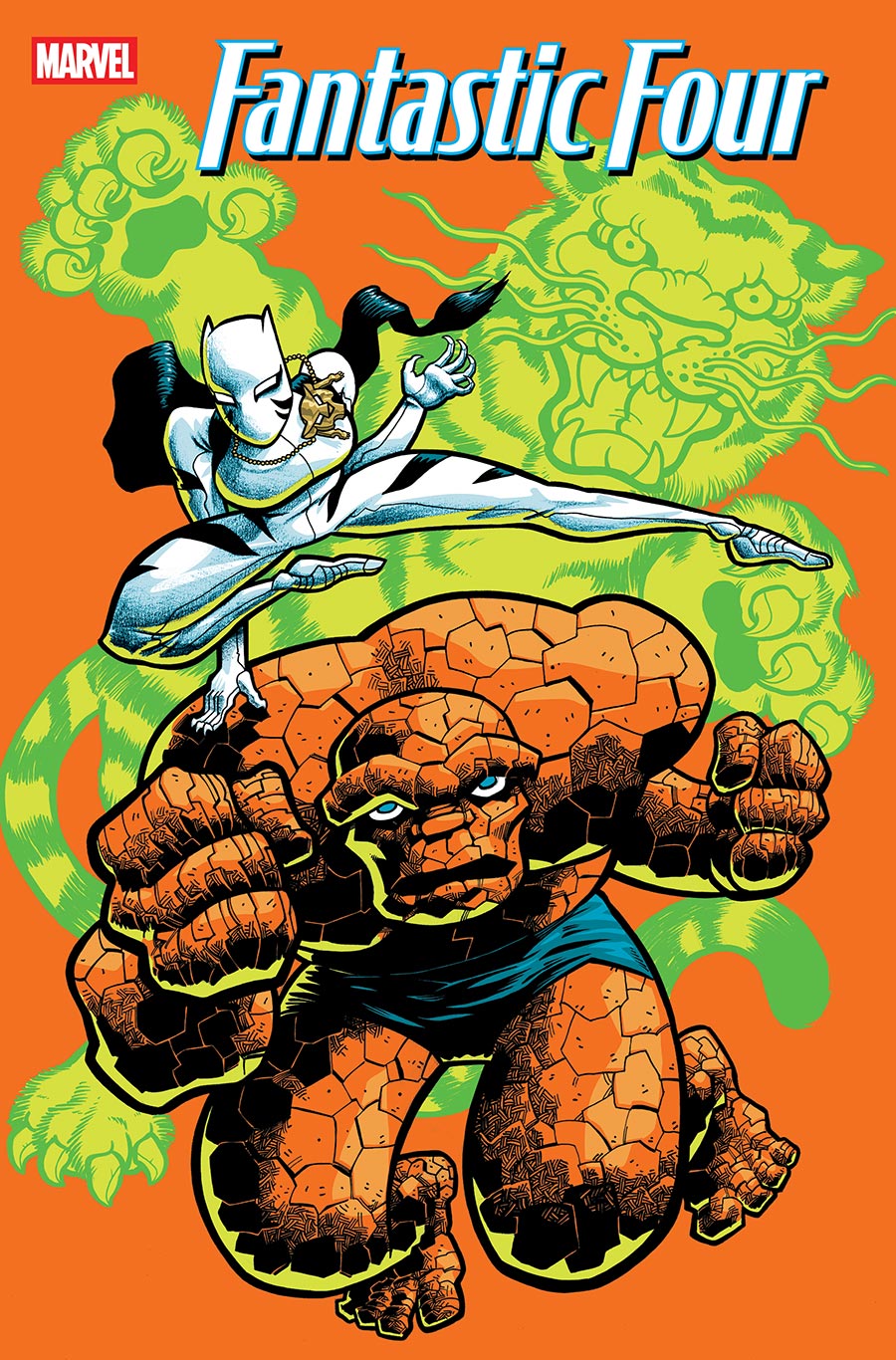 Fantastic Four Vol 8 #4 Cover E Variant J Gonzo White Tiger Team-Up Cover