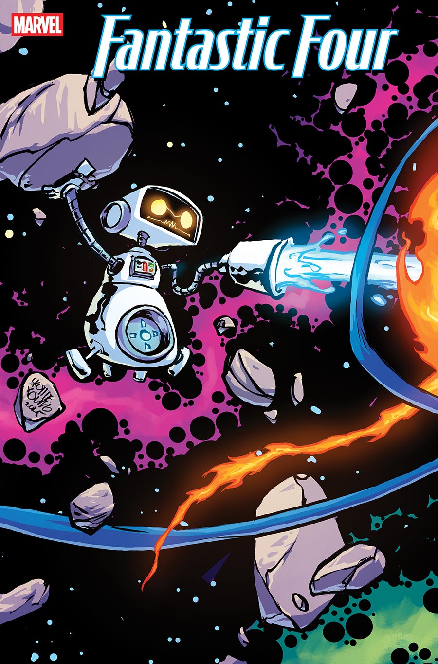 Fantastic Four Vol 8 #4 Cover B Variant Skottie Young 5-Part Connecting Cover