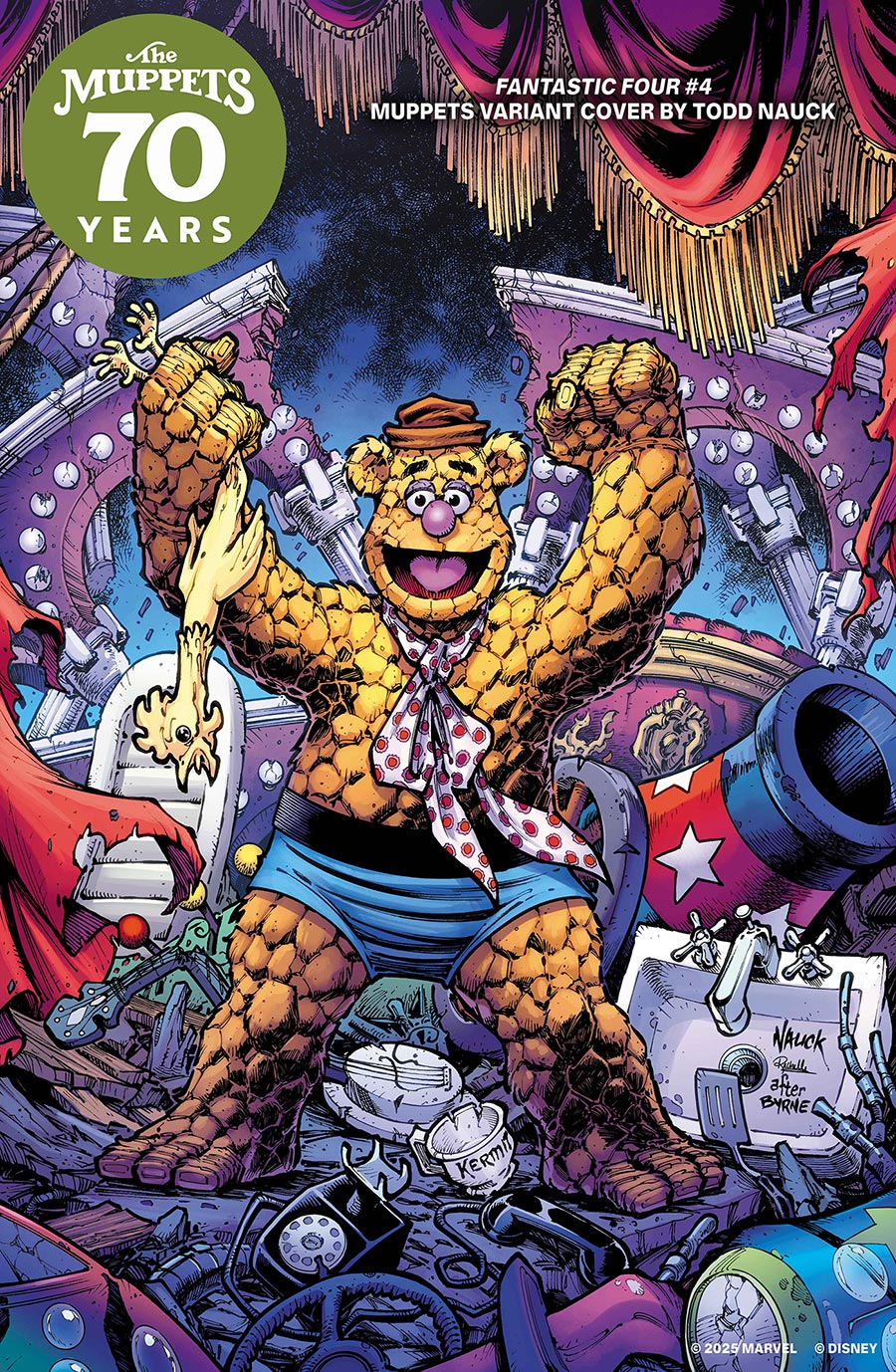 Fantastic Four Vol 8 #4 Cover D Variant Todd Nauck Muppets Cover