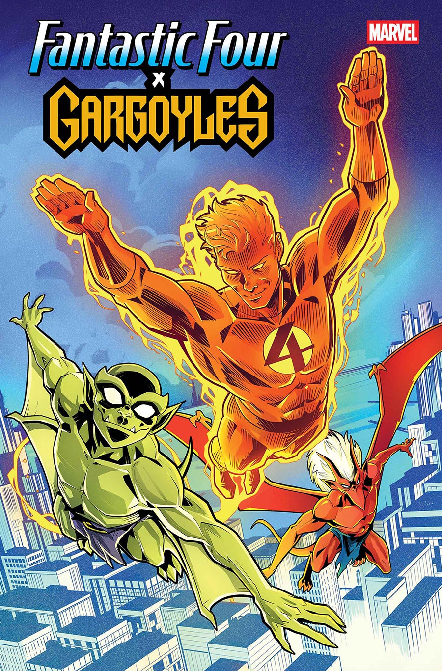 Fantastic Four x Gargoyles #1 (One Shot) Cover E Variant Luciano Vecchio Foil Cover