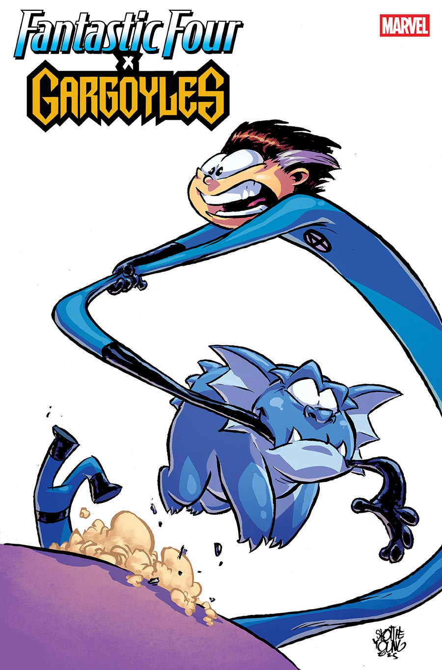Fantastic Four x Gargoyles #1 (One Shot) Cover B Variant Skottie Young Cover