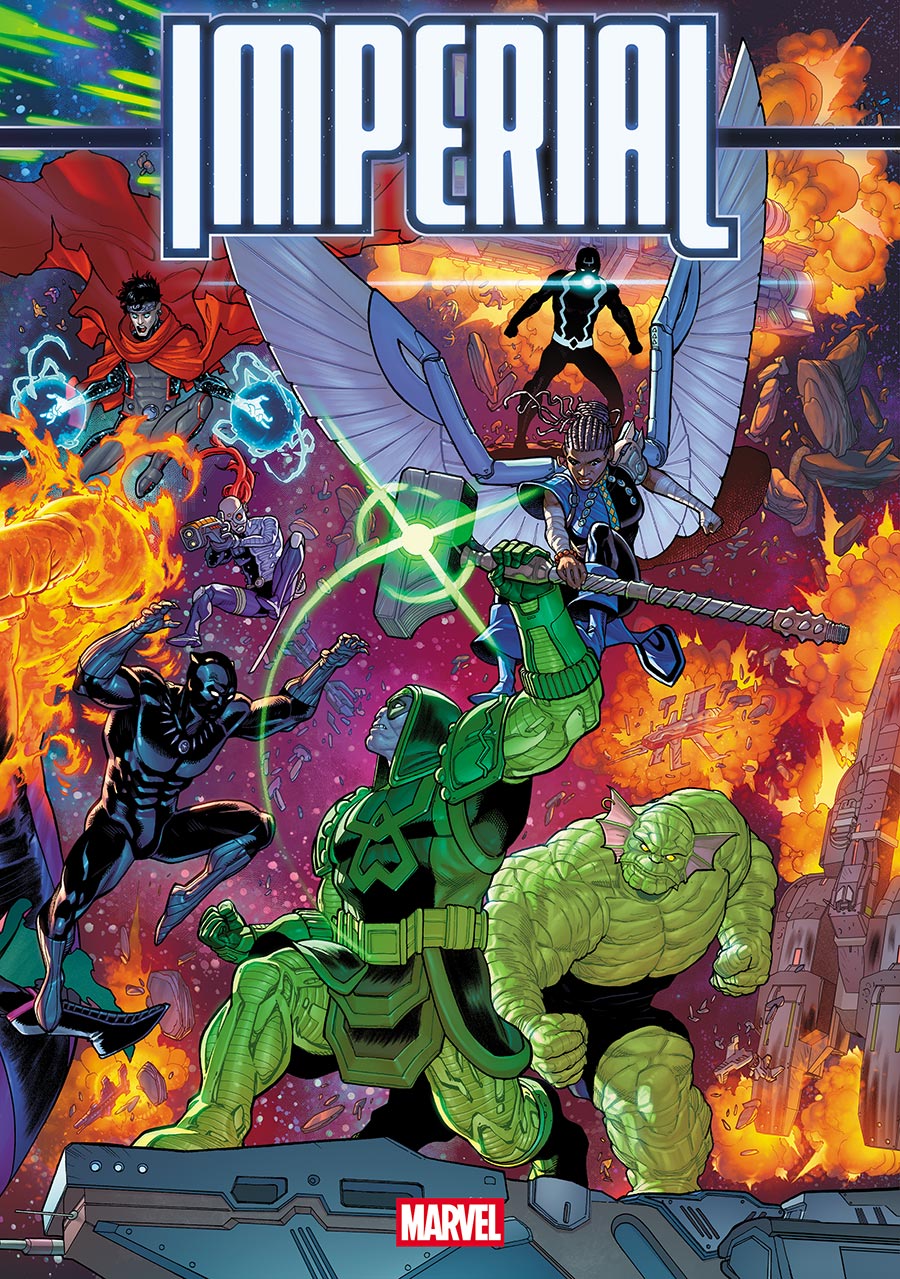 Imperial #4 Cover B Variant Javier Garron 4-Part Connecting Cover