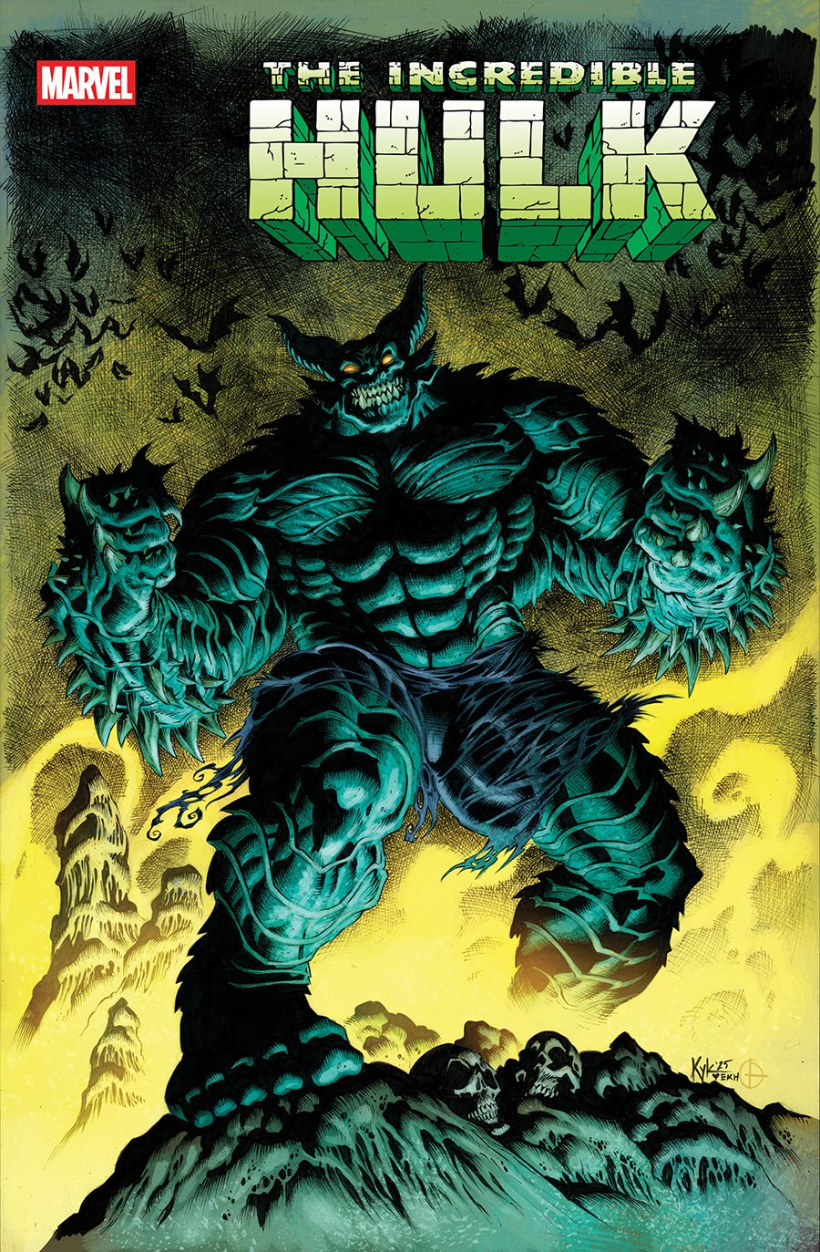 Incredible Hulk Vol 5 #30 Cover F Incentive Kyle Hotz Variant Cover