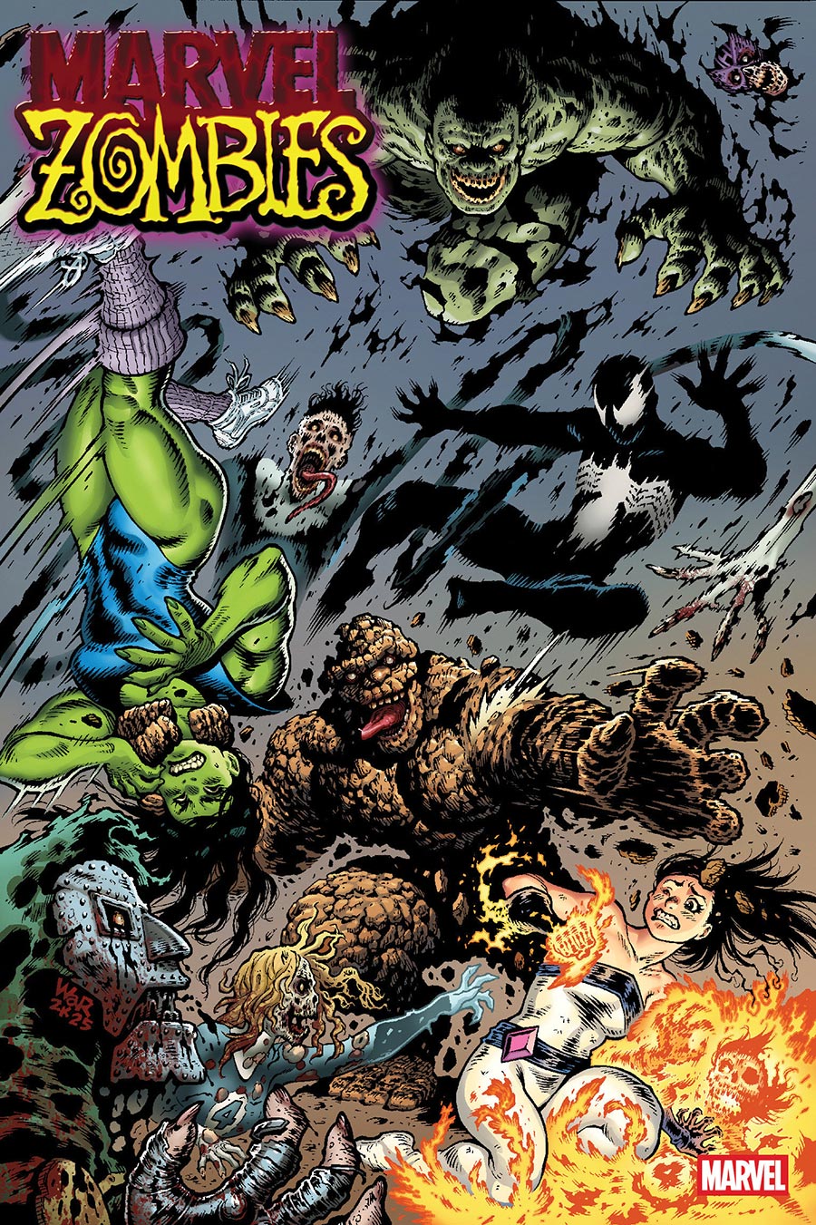 Marvel Zombies Red Band #2 Cover D Variant Adam Warren Cover With Polybag