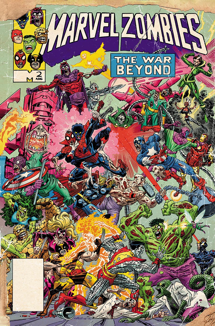 Marvel Zombies Red Band #2 Cover B Variant Scott Koblish Retro Zombie Cover With Polybag