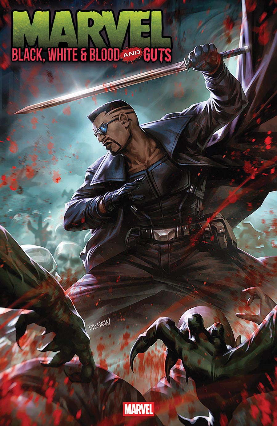 Marvel Black White & Blood And Guts #1 Cover C Variant Derrick Chew Cover