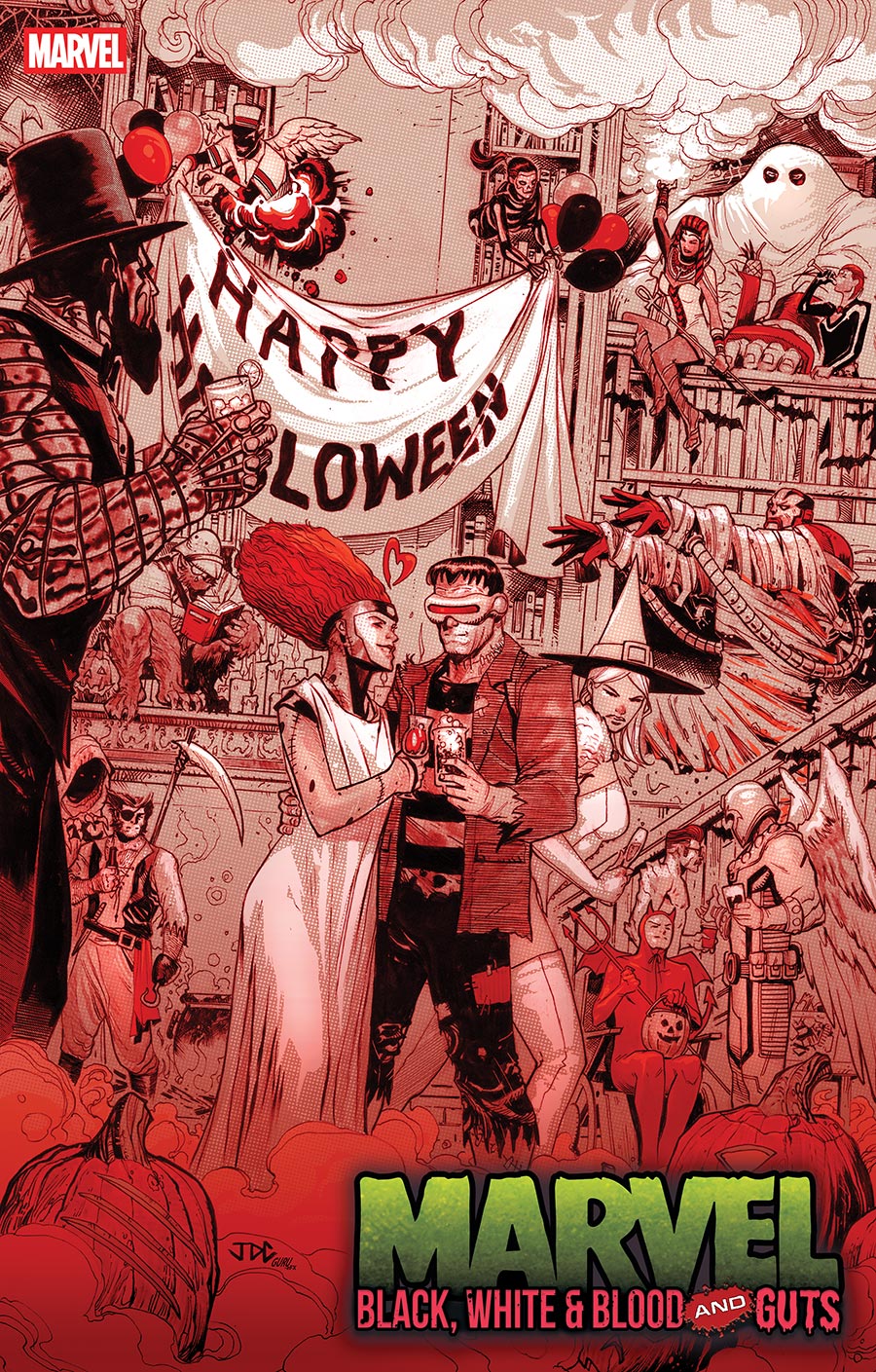 Marvel Black White & Blood And Guts #1 Cover D Variant Joshua Cassara Cover