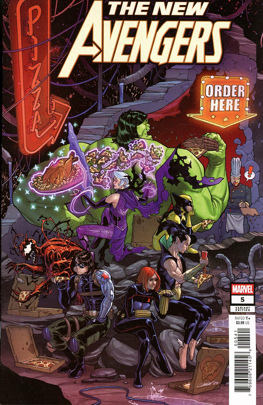 New Avengers Vol 5 #5 Cover E Variant Javier Garron Cover