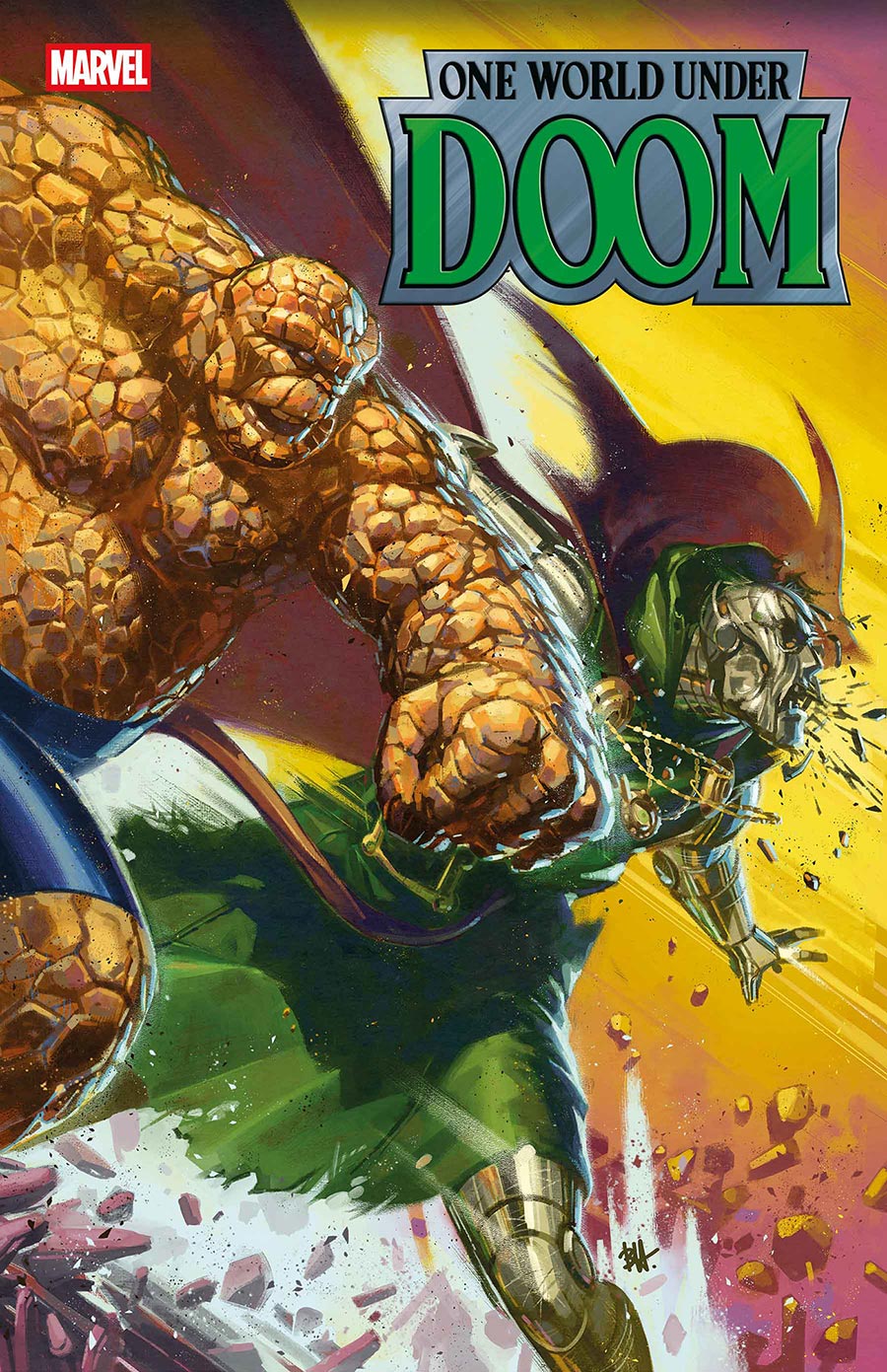 One World Under Doom #8 Cover A Regular Ben Harvey Cover