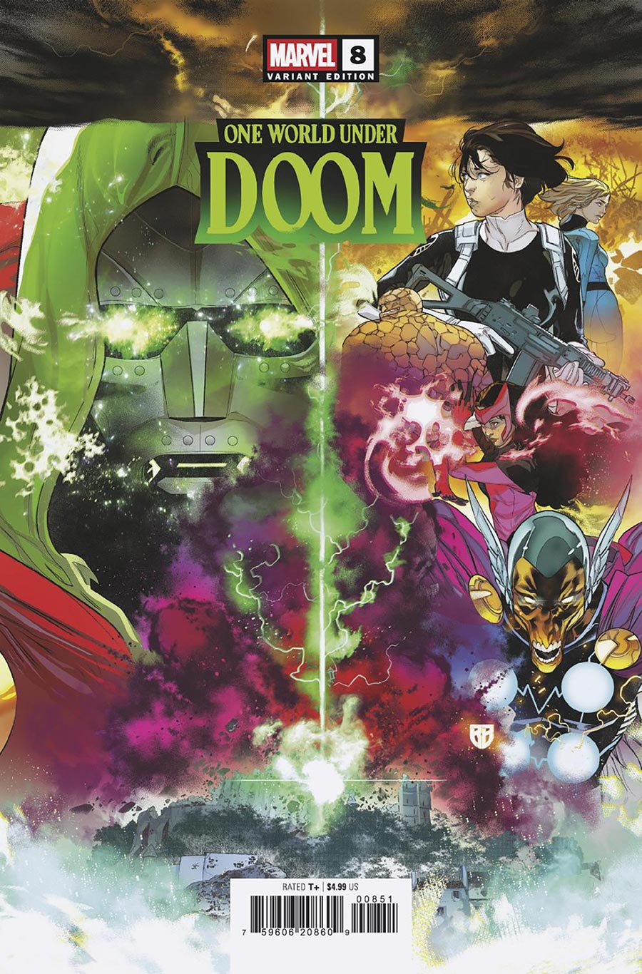 One World Under Doom #8 Cover E Variant RB Silva Cover