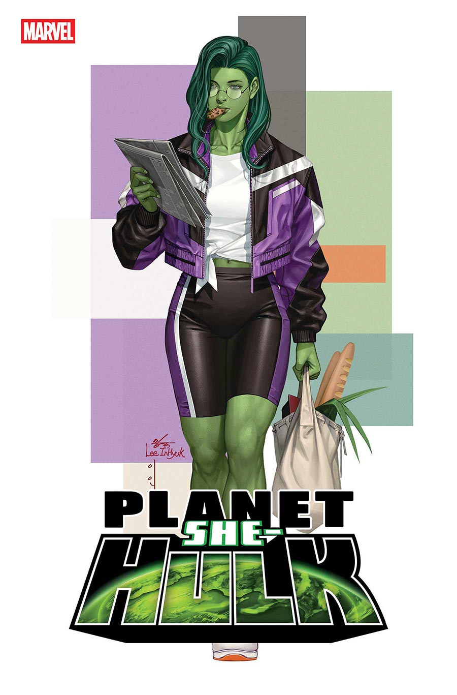 Planet She-Hulk #1 Cover B Variant Inhyuk Lee Street-Verse Cover