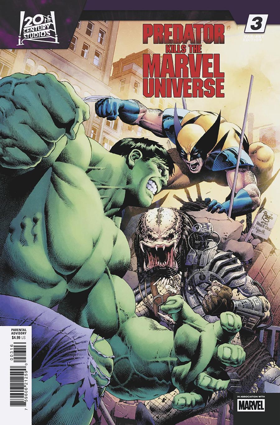 Predator Kills The Marvel Universe #3 Cover C Incentive Paulo Siqueira Variant Cover
