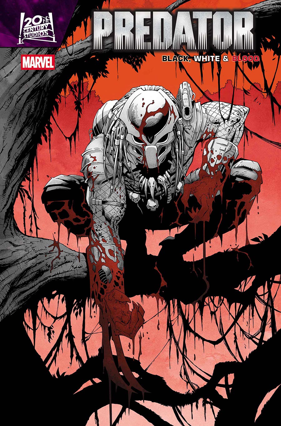 Predator Black White & Blood #4 Cover A Regular Netho Diaz Cover
