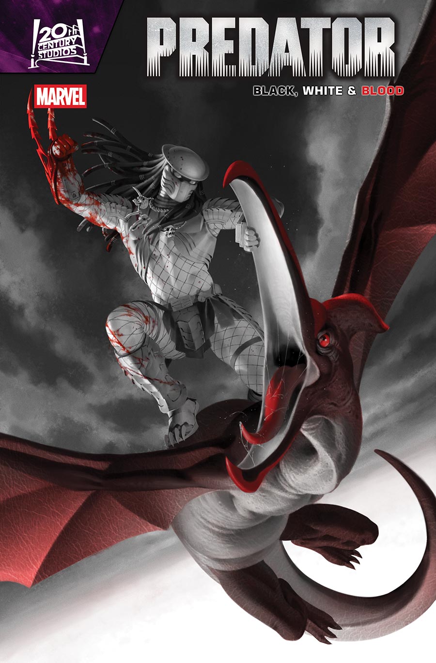 Predator Black White & Blood #4 Cover B Variant Junggeun Yoon Cover