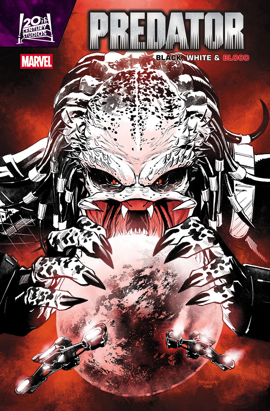 Predator Black White & Blood #4 Cover C Incentive Stephen Segovia Variant Cover
