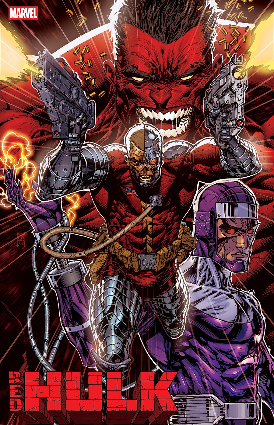 Red Hulk #9 Cover B Variant Stephen Platt Cover (One World Under Doom Tie-In)