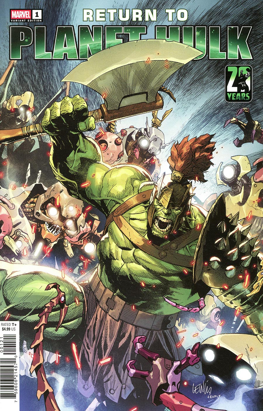 Return To Planet Hulk #1 (One Shot) Cover B Variant Leinil Francis Yu Cover