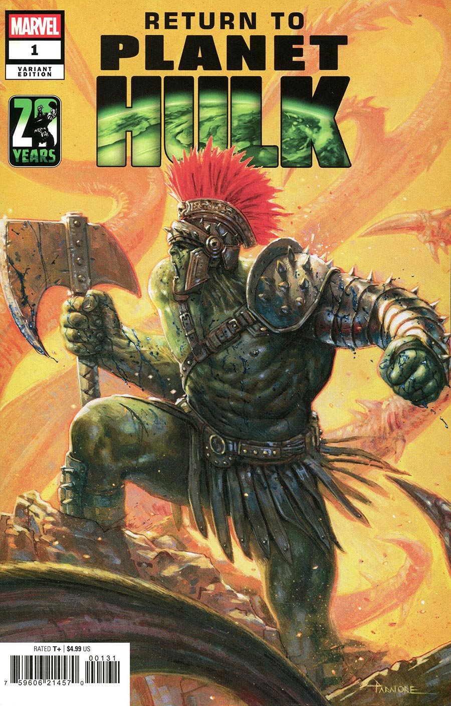 Return To Planet Hulk #1 (One Shot) Cover C Variant Davide Paratore Cover