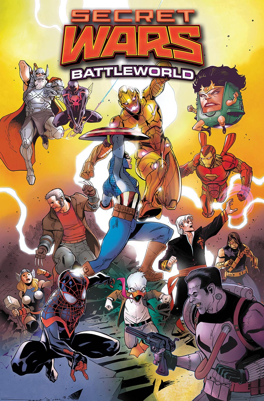 Secret Wars Battleworld Omnibus Vol 3 HC Book Market Paco Medina Cover
