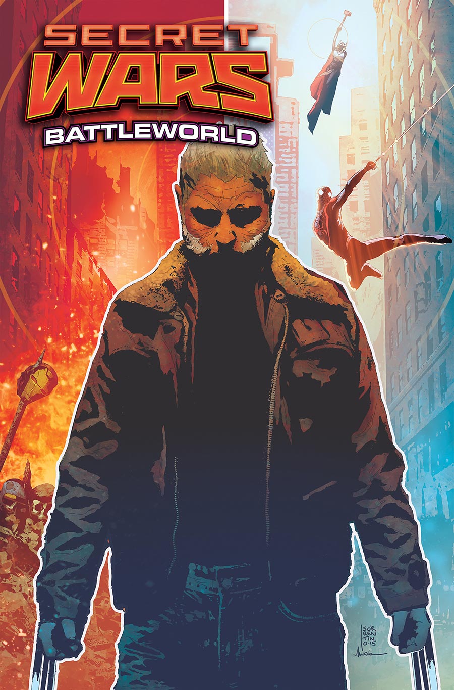 Secret Wars Battleworld Omnibus Vol 3 HC Direct Market Andrea Sorrentino Variant Cover