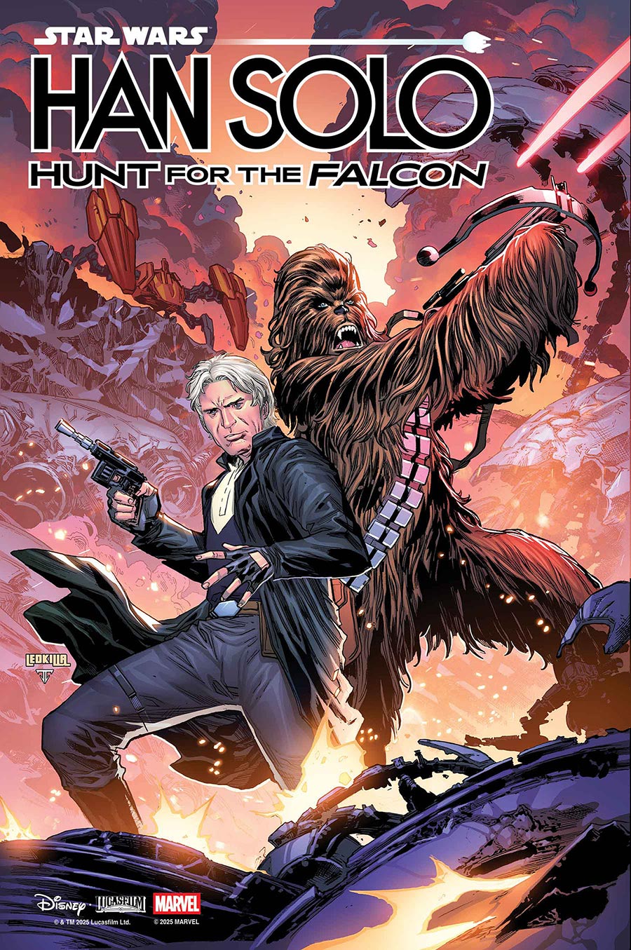 Star Wars Han Solo Hunt For The Falcon #2 Cover C Incentive Ken Lashley Variant Cover