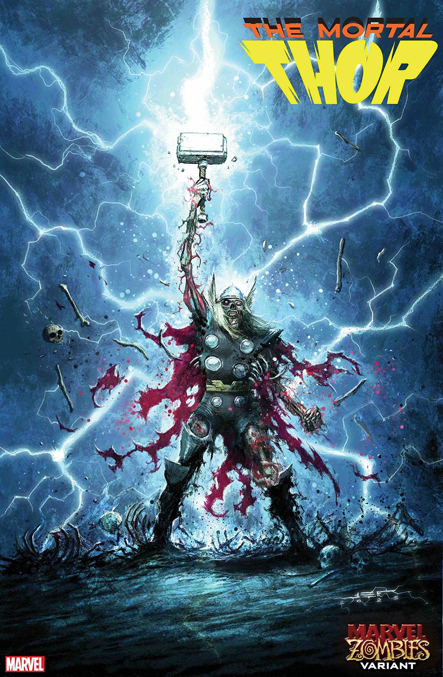 Thor Vol 7 #3 Cover C Variant Juan Ferreyra Marvel Zombies Cover